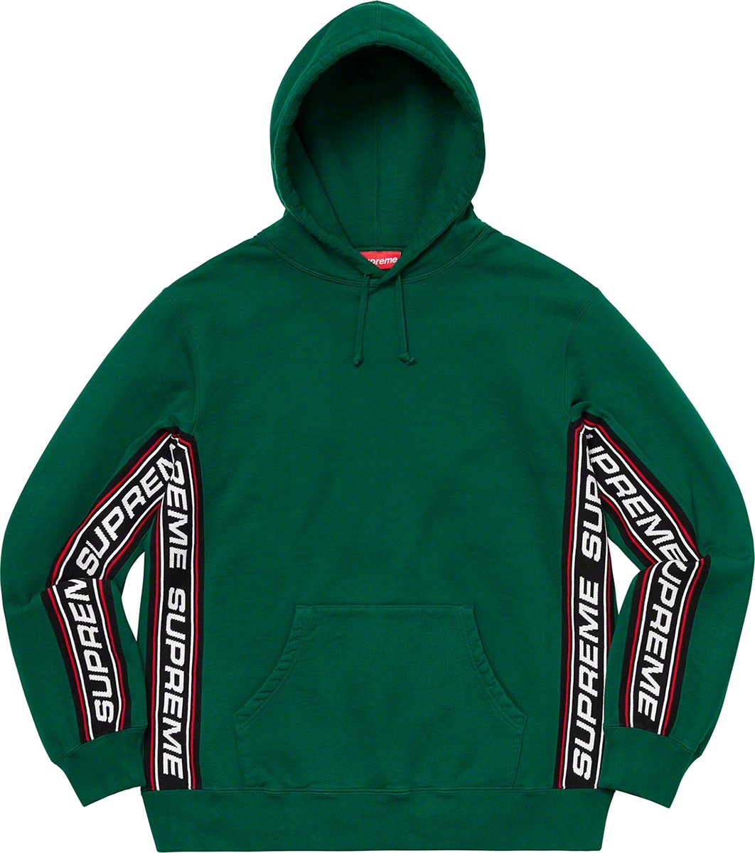 Text Rib Hooded Sweatshirt view 2
